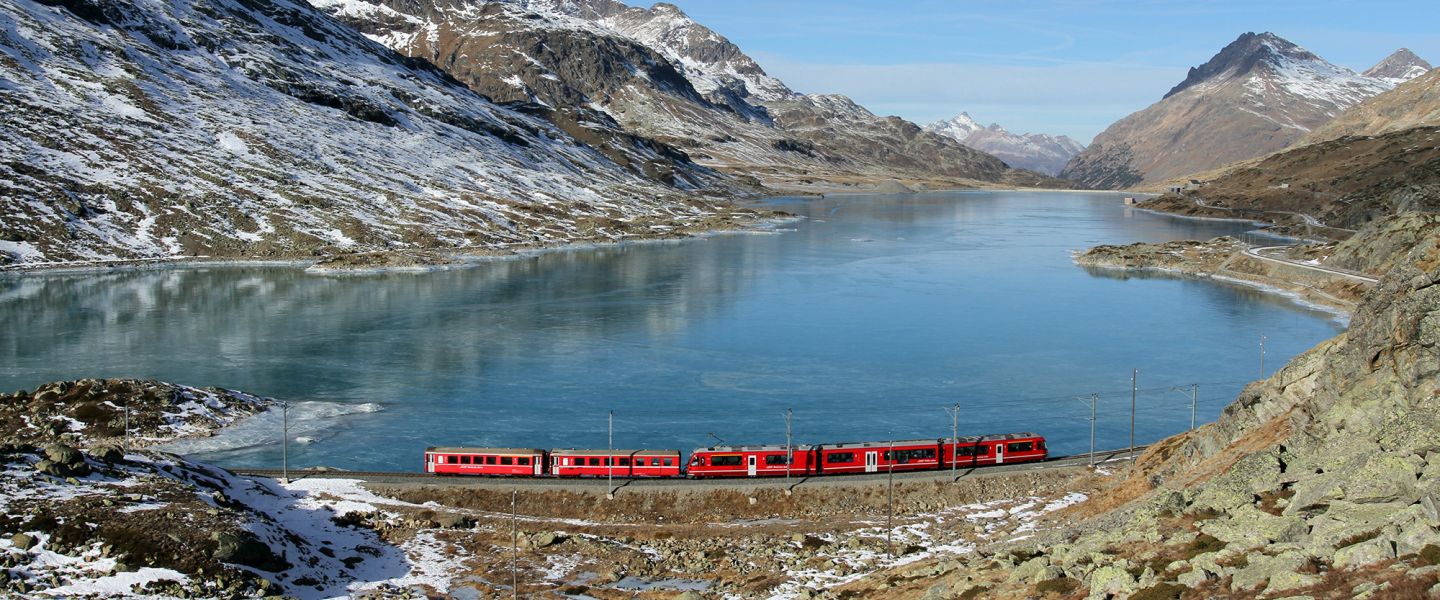 Trenino Rosso del Bernina - Lago Bianco